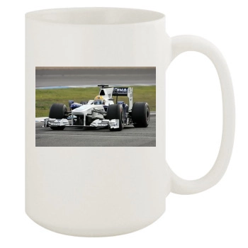 F1 15oz White Mug