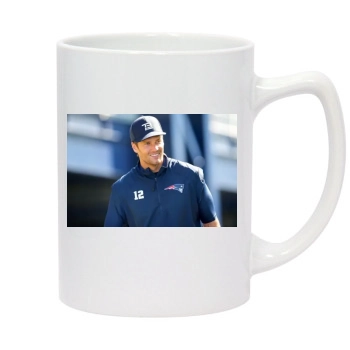 Tom Brady 14oz White Statesman Mug