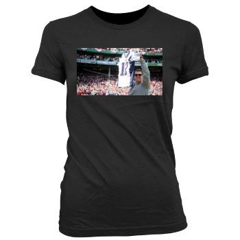 Tom Brady Women's Junior Cut Crewneck T-Shirt