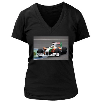 F1 Women's Deep V-Neck TShirt