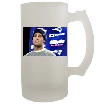 Tom Brady 16oz Frosted Beer Stein