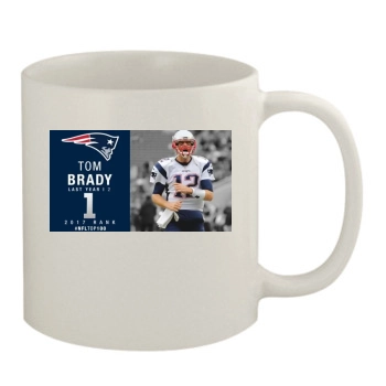 Tom Brady 11oz White Mug