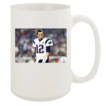 Tom Brady 15oz White Mug