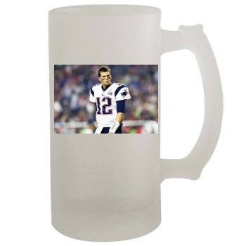 Tom Brady 16oz Frosted Beer Stein