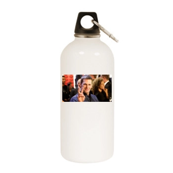 Tom Brady White Water Bottle With Carabiner