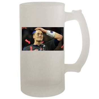 Tom Brady 16oz Frosted Beer Stein