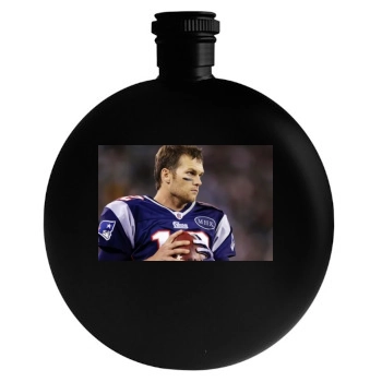 Tom Brady Round Flask