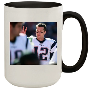 Tom Brady 15oz Colored Inner & Handle Mug