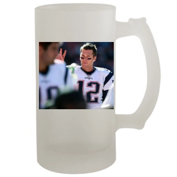 Tom Brady 16oz Frosted Beer Stein