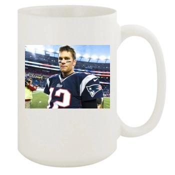 Tom Brady 15oz White Mug