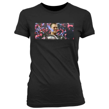 Tom Brady Women's Junior Cut Crewneck T-Shirt