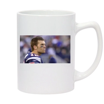 Tom Brady 14oz White Statesman Mug