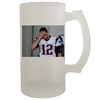 Tom Brady 16oz Frosted Beer Stein