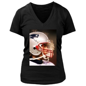 Tom Brady Women's Deep V-Neck TShirt