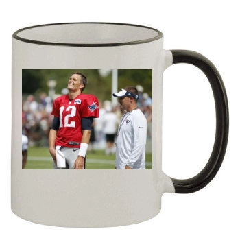 Tom Brady 11oz Colored Rim & Handle Mug