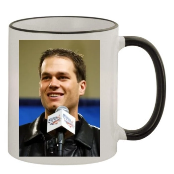 Tom Brady 11oz Colored Rim & Handle Mug