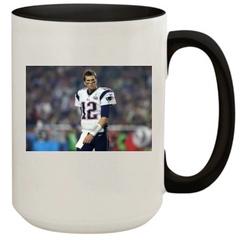 Tom Brady 15oz Colored Inner & Handle Mug