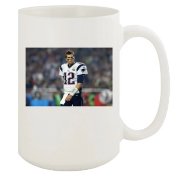 Tom Brady 15oz White Mug