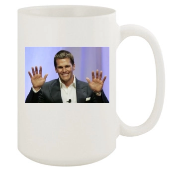 Tom Brady 15oz White Mug