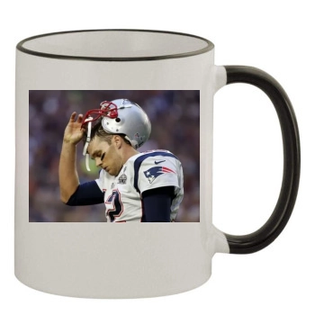 Tom Brady 11oz Colored Rim & Handle Mug