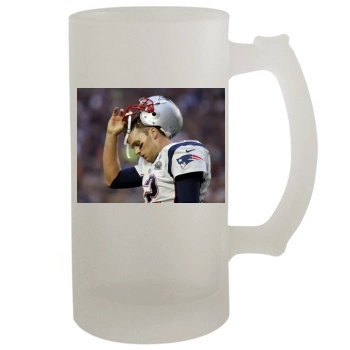 Tom Brady 16oz Frosted Beer Stein