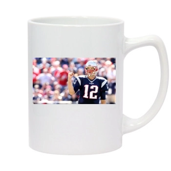 Tom Brady 14oz White Statesman Mug