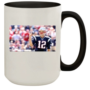 Tom Brady 15oz Colored Inner & Handle Mug