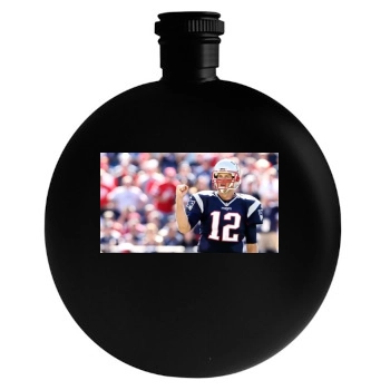 Tom Brady Round Flask