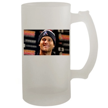 Tom Brady 16oz Frosted Beer Stein