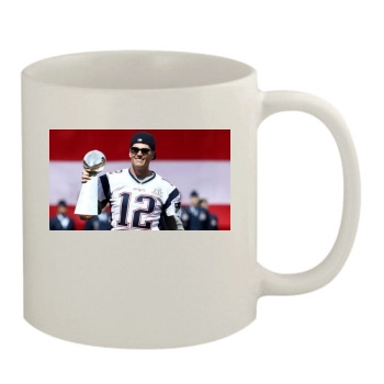 Tom Brady 11oz White Mug