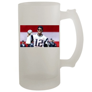 Tom Brady 16oz Frosted Beer Stein