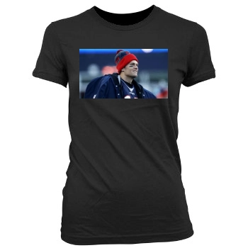 Tom Brady Women's Junior Cut Crewneck T-Shirt