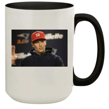 Tom Brady 15oz Colored Inner & Handle Mug