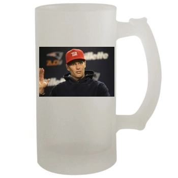 Tom Brady 16oz Frosted Beer Stein