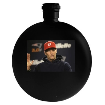 Tom Brady Round Flask