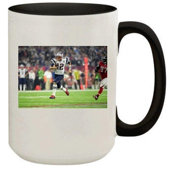 Tom Brady 15oz Colored Inner & Handle Mug