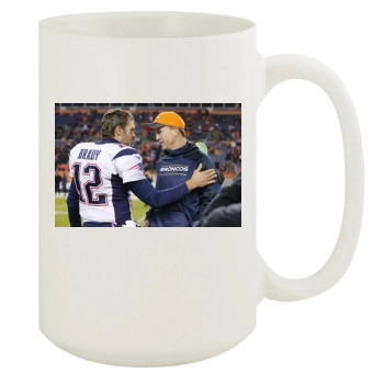 Tom Brady 15oz White Mug