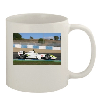 F1 11oz White Mug