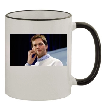 Tom Brady 11oz Colored Rim & Handle Mug