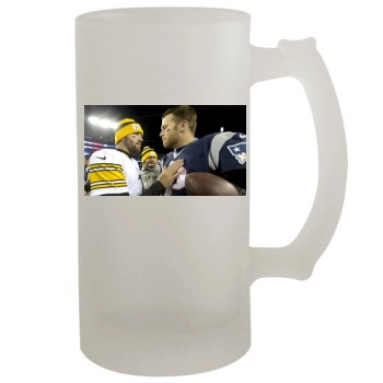 Tom Brady 16oz Frosted Beer Stein