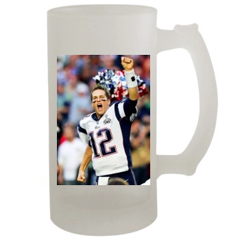 Tom Brady 16oz Frosted Beer Stein