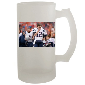 Tom Brady 16oz Frosted Beer Stein