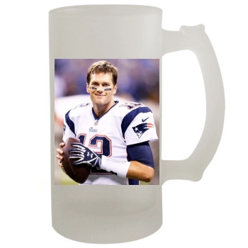 Tom Brady 16oz Frosted Beer Stein