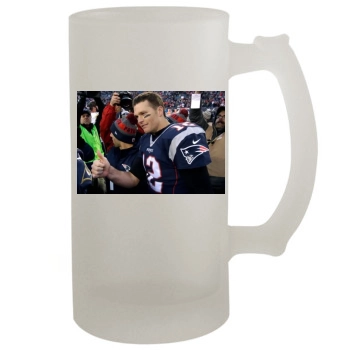 Tom Brady 16oz Frosted Beer Stein