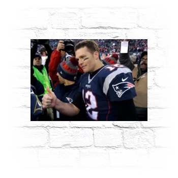 Tom Brady Metal Wall Art