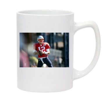 Tom Brady 14oz White Statesman Mug