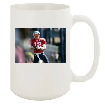 Tom Brady 15oz White Mug