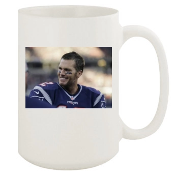 Tom Brady 15oz White Mug