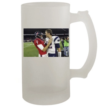 Tom Brady 16oz Frosted Beer Stein