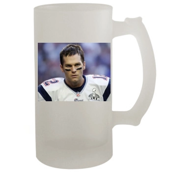 Tom Brady 16oz Frosted Beer Stein